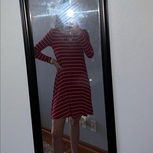 long sleeve mini dress